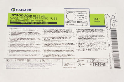 Halyard 98430-03 Introducer Kit For Gastrostomy Feeding Tube 16Fr. (x)